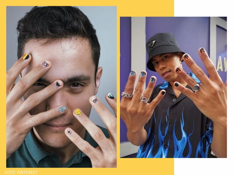nailsartsmasculina2 - Nails arts masculina: a trend favorita dos homens vaidosos